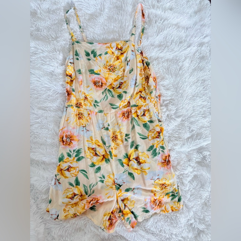 Old Navy Floral Print Romper